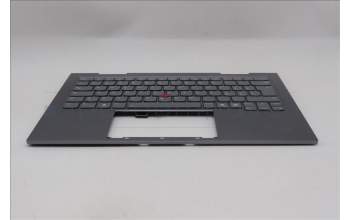 Lenovo 5M11R38952 C-Cover with keyboard, Italian, Luna Grey, FingerPrint Reader, WLAN, UK