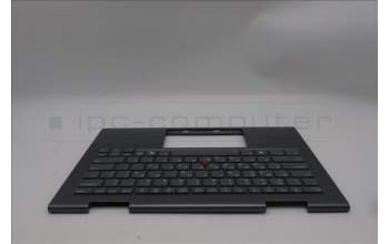Lenovo 5M11R39428 C-Cover with keyboard, Greek, Luna Grey, FingerPrint Reader, WWAN, US
