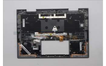 Lenovo 5M11R39453 C-Cover with keyboard, Russian, Luna Grey, FingerPrint Reader, WWAN, US