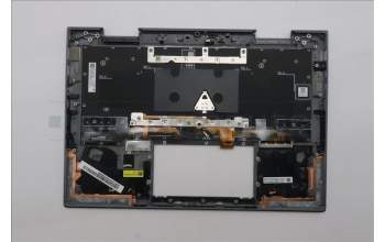 Lenovo 5M11R39473 C-Cover with keyboard, UK English, Luna Grey, FingerPrint Reader, WWAN, UK