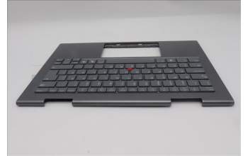 Lenovo 5M11R39537 C-Cover with keyboard, Swedish/Finnish, Luna Grey, FingerPrint Reader, WWAN, UK