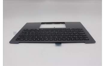 Lenovo 5M11R87928 C-Cover with keyboard, Belgian, Black/Grey, FingerPrint Reader, WLAN, UK