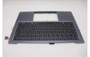 Lenovo 5M11R87932 C-Cover with keyboard, Danish, Black/Grey, FingerPrint Reader, WLAN, UK