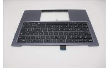 Lenovo 5M11R87936 C-Cover with keyboard, French, Black/Grey, FingerPrint Reader, WLAN, US