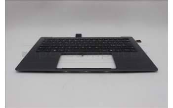 Lenovo 5M11R87943 C-Cover with keyboard, Italian, Black/Grey, FingerPrint Reader, WLAN, UK