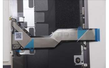 Lenovo 5M11R87949 C-Cover with keyboard, Nordic, Black/Grey, FingerPrint Reader, WLAN, UK