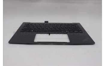 Lenovo 5M11R87951 C-Cover with keyboard, Russian, Black/Grey, FingerPrint Reader, WLAN, US