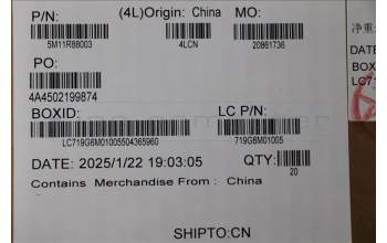 Lenovo 5M11R88003 ASM-IO-FACE,R