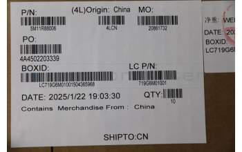 Lenovo 5M11R88006 ASM-BRACKET-THERMAL,PLATE,SSD