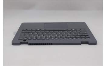Lenovo 5M11R91301 C-Cover with keyboard, German, Luna Grey, Backlight, No World Face Camera, UK