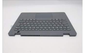 Lenovo 5M11R91317 C-Cover with keyboard, Nordic, Luna Grey, Backlight, No World Face Camera, UK