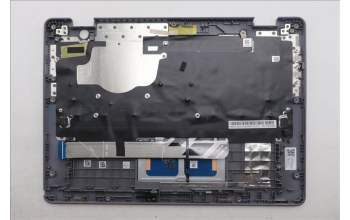 Lenovo 5M11R91370 C-Cover with keyboard, Nordic, Luna Grey, Backlight, World Face Camera, UK