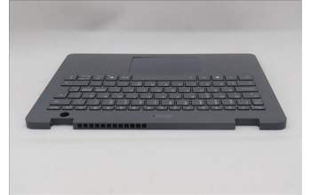 Lenovo 5M11R91370 C-Cover with keyboard, Nordic, Luna Grey, Backlight, World Face Camera, UK