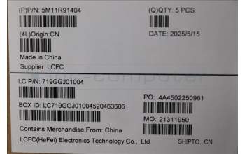 Lenovo 5M11R91404 C-Cover with keyboard, Arabic, Grey, Backlight, FingerPrint Reader, US