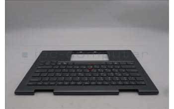 Lenovo 5M11R91503 C-Cover with keyboard, Greek, Grey, Backlight, FingerPrint Reader, WWAN, US