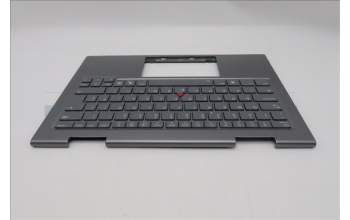 Lenovo 5M11R91546 C-Cover with keyboard, UK English, Grey, Backlight, FingerPrint Reader, WWAN, UK