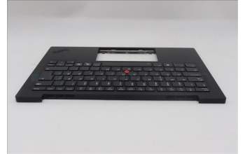 Lenovo 5M11S09575 C-Cover with keyboard, Norwegian, Black, Backlight, UK