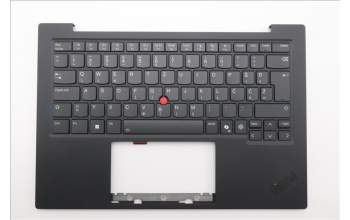 Lenovo 5M11S09583 C-Cover with keyboard, Slovenian, Black, Backlight, UK