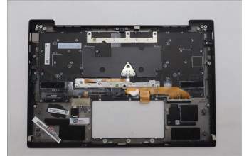 Lenovo 5M11S09585 C-Cover with keyboard, Spanish, Black, Backlight, UK