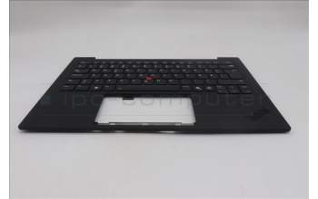 Lenovo 5M11S09587 C-Cover with keyboard, Swedish/Finnish, Black, Backlight, UK