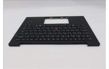 Lenovo 5M11S09601 C-Cover with keyboard, Ukraine, Black, Backlight, US