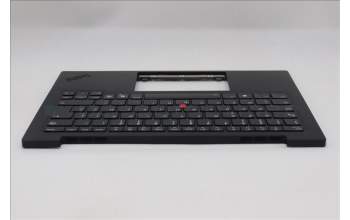 Lenovo 5M11S09607 C-Cover with keyboard, Belgian, Black, Backlight, WWAN, UK