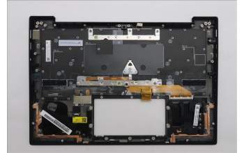 Lenovo 5M11S09621 C-Cover with keyboard, Estonian, Black, Backlight, WWAN, UK