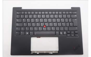 Lenovo 5M11S09659 C-Cover with keyboard, Spanish, Black, Backlight, WWAN, UK