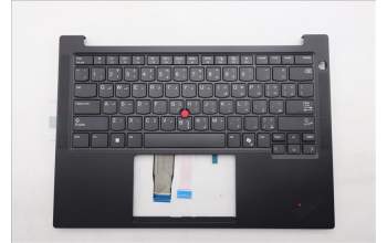 Lenovo 5M11S09681 C-Cover with keyboard, Arabic, Black, US