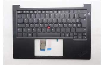 Lenovo 5M11S09689 C-Cover with keyboard, French, Black, US