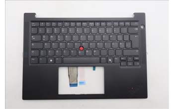 Lenovo 5M11S09691 C-Cover with keyboard, German, Black, UK