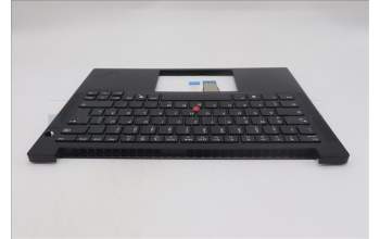 Lenovo 5M11S09691 C-Cover with keyboard, German, Black, UK