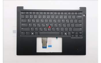 Lenovo 5M11S09693 C-Cover with keyboard, Greek, Black, US