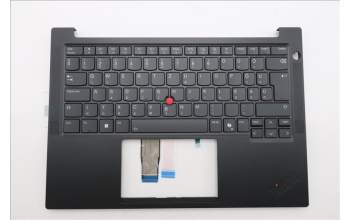 Lenovo 5M11S09782 C-Cover with keyboard, Hungarian, Black, Backlight, UK
