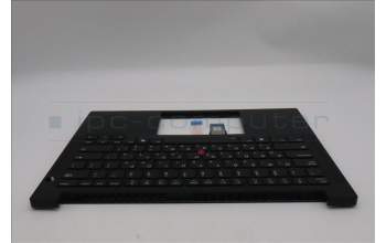 Lenovo 5M11S09784 C-Cover with keyboard, Hebrew, Black, Backlight, US