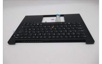 Lenovo 5M11S09792 C-Cover with keyboard, Norwegian, Black, Backlight, UK