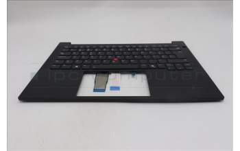 Lenovo 5M11S09798 C-Cover with keyboard, Portuguese, Black, Backlight, UK
