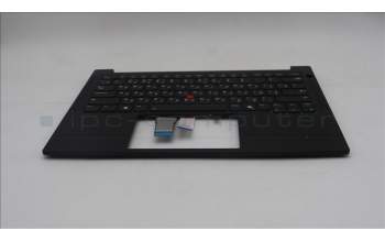 Lenovo 5M11S09801 C-Cover with keyboard, Russian, Black, Backlight, US
