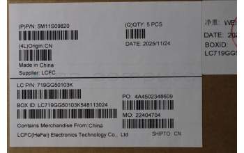 Lenovo 5M11S09820 C-Cover with keyboard, Switzerland, Black, Backlight, UK