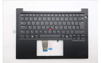 Lenovo 5M11S09907 C-Cover with keyboard, Norwegian, Black, UK
