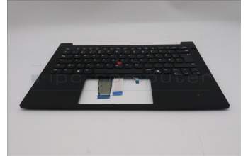 Lenovo 5M11S09907 C-Cover with keyboard, Norwegian, Black, UK