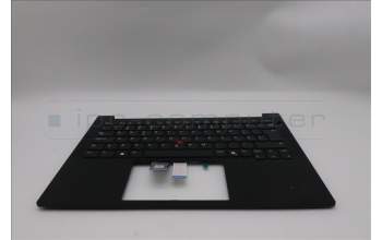 Lenovo 5M11S09908 C-Cover with keyboard, Portuguese, Black, UK