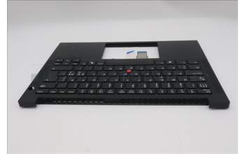 Lenovo 5M11S09919 C-Cover with keyboard, Nordic, Black, UK