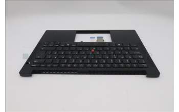 Lenovo 5M11S09968 C-Cover with keyboard, Danish, Black, Backlight, UK