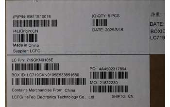 Lenovo 5M11S10016 C-Cover with keyboard, Slovenian, Black, Backlight, UK