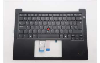 Lenovo 5M11S10034 C-Cover with keyboard, UK English, Black, Backlight, UK