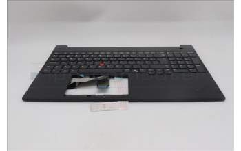 Lenovo 5M11S10098 C-Cover with keyboard, Danish, Black, UK