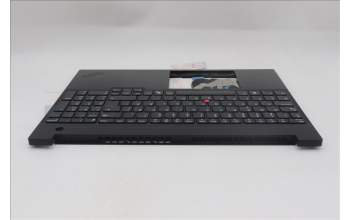Lenovo 5M11S10098 C-Cover with keyboard, Danish, Black, UK