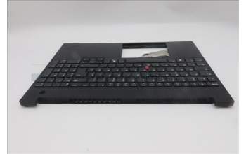 Lenovo 5M11S10101 C-Cover with keyboard, French, Black, US