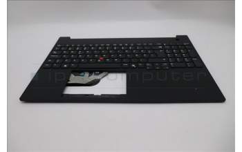 Lenovo 5M11S10124 C-Cover with keyboard, Swedish/Finnish, Black, UK